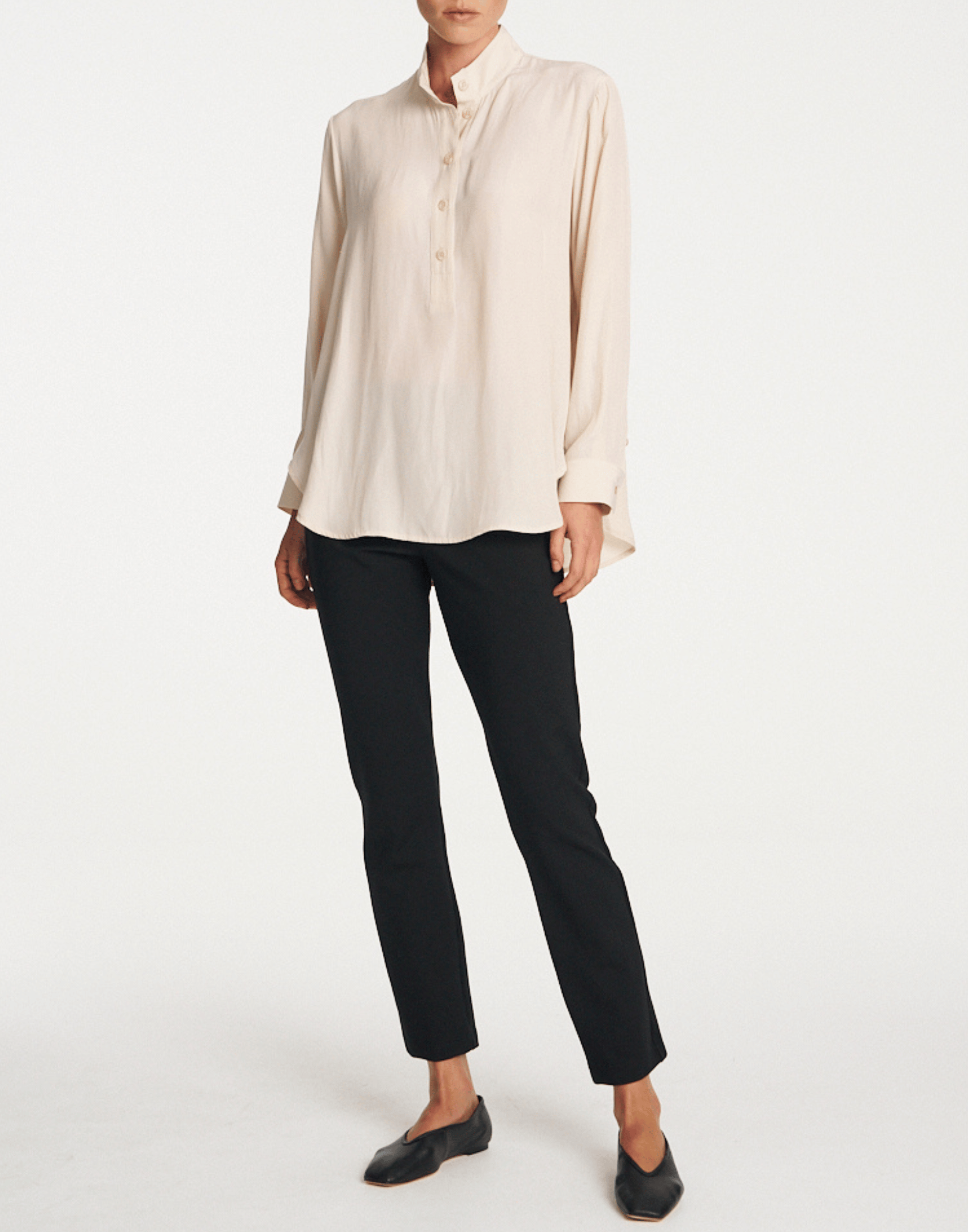 Black Stretch Slim Leg Pants