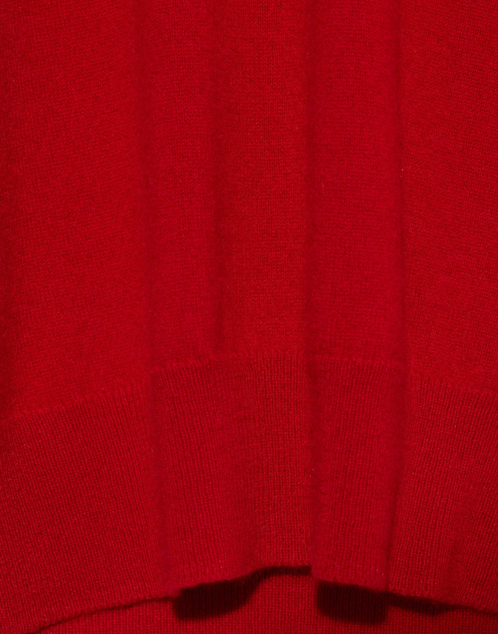 Scarlet Red Cashmere Essential Pullover