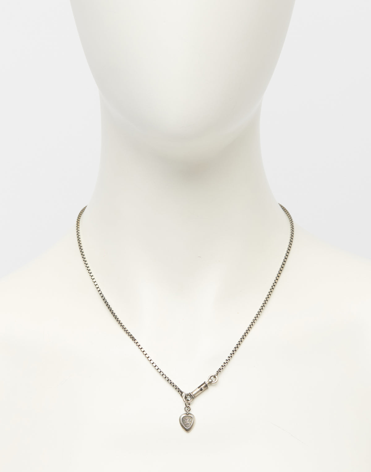 Silver Thank You Symbol Necklace