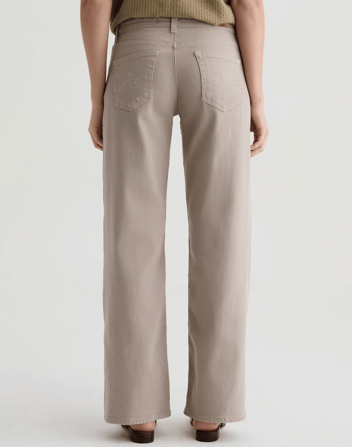 Taupe Low-Rise Adria Jeans