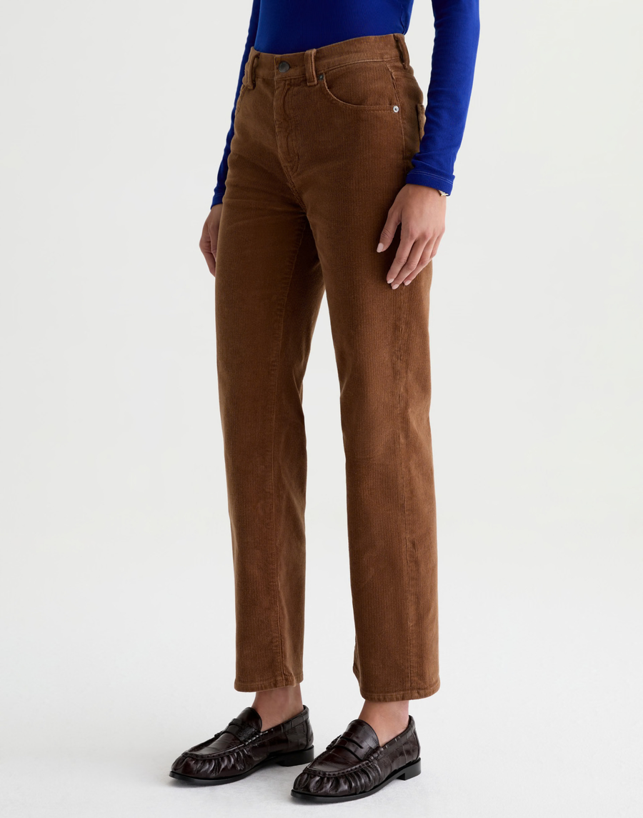 Bronze Beat Mid-Rise Brinley Corduroy Pants