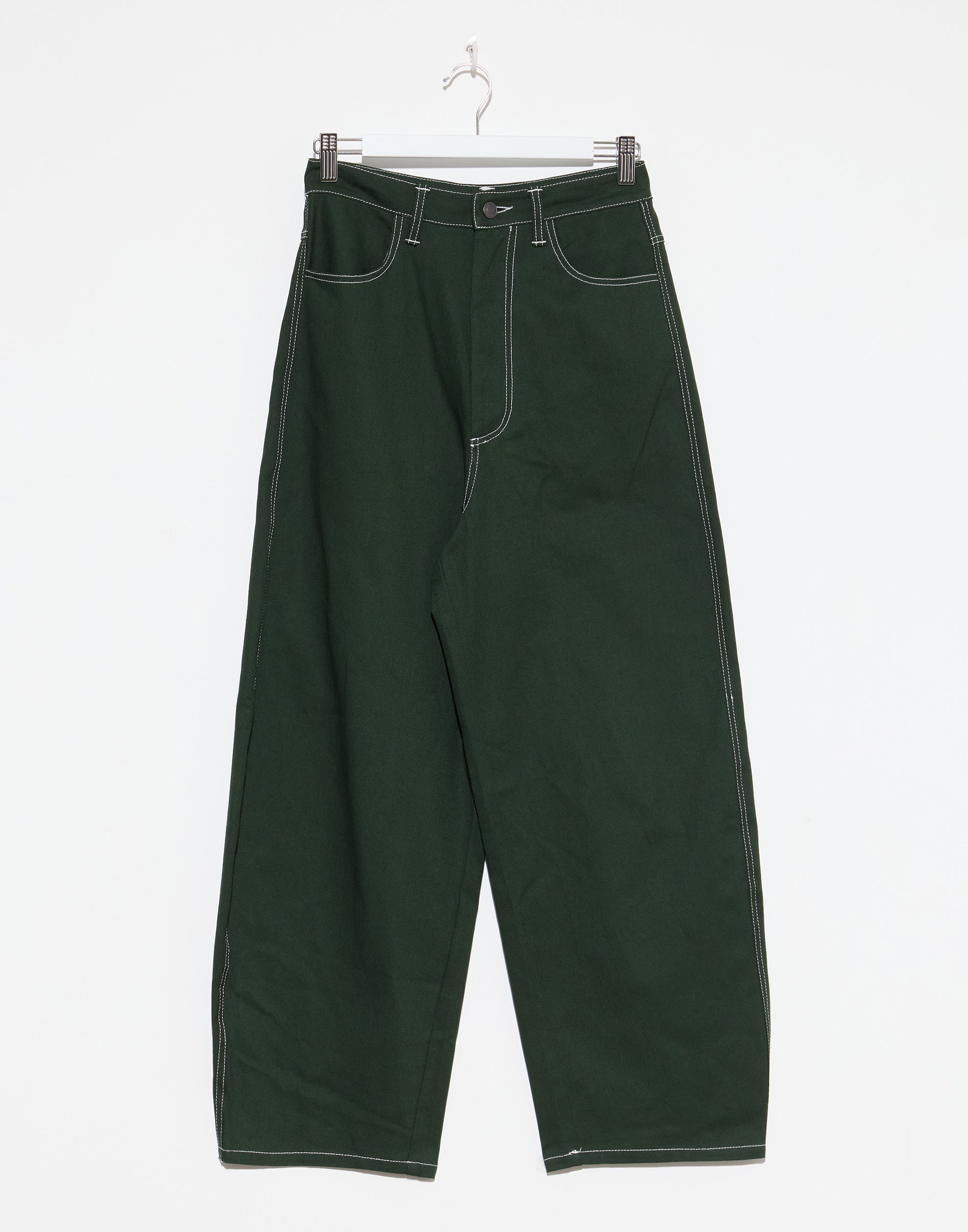 bassike-pine-green-cotton-twill-barrel-leg-pants.jpeg