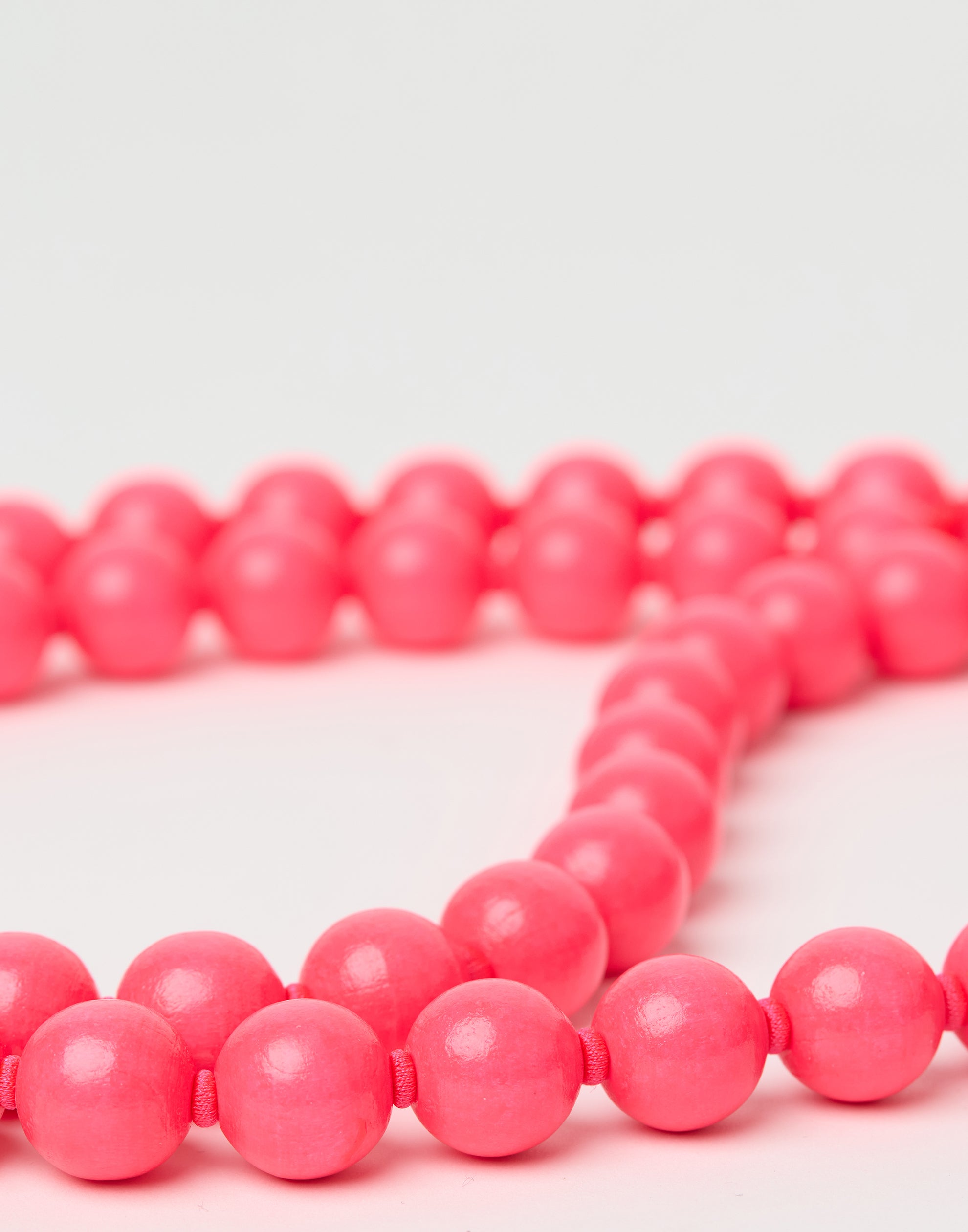 Neon Pink Big Phone Necklace