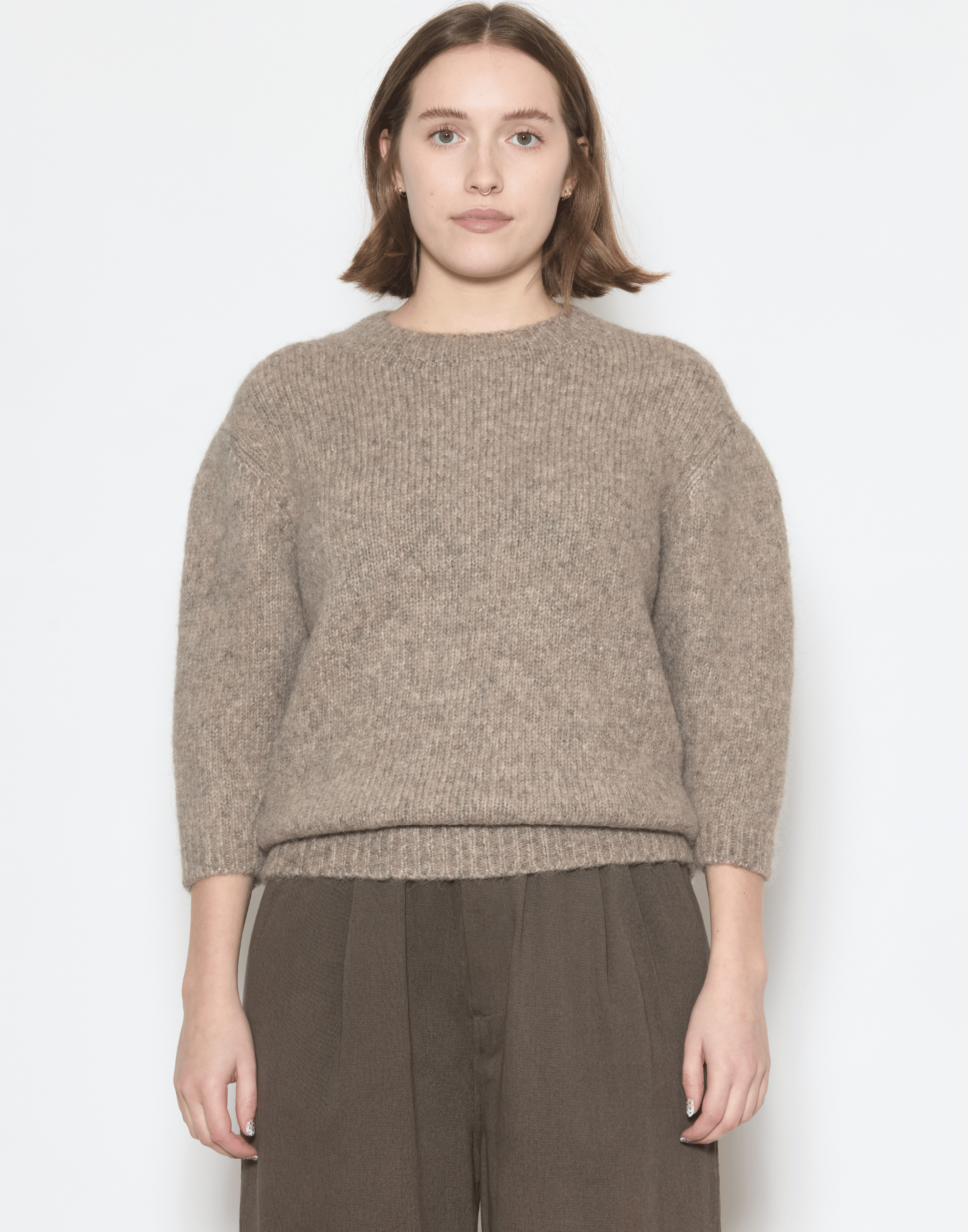 Ash Wool Blend Loft Baby Pullover