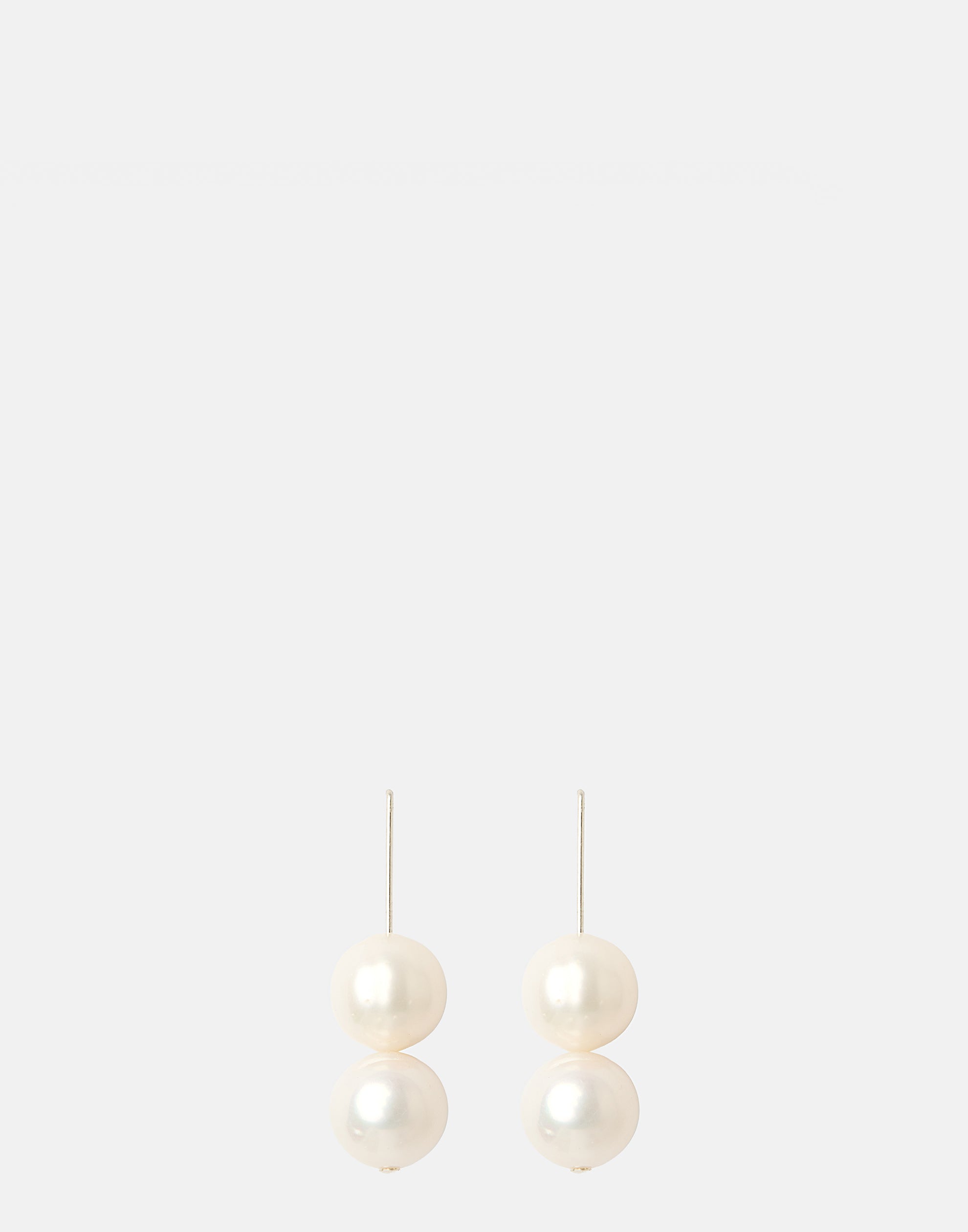 Freshwater Pearl & Silver Henri Earrings