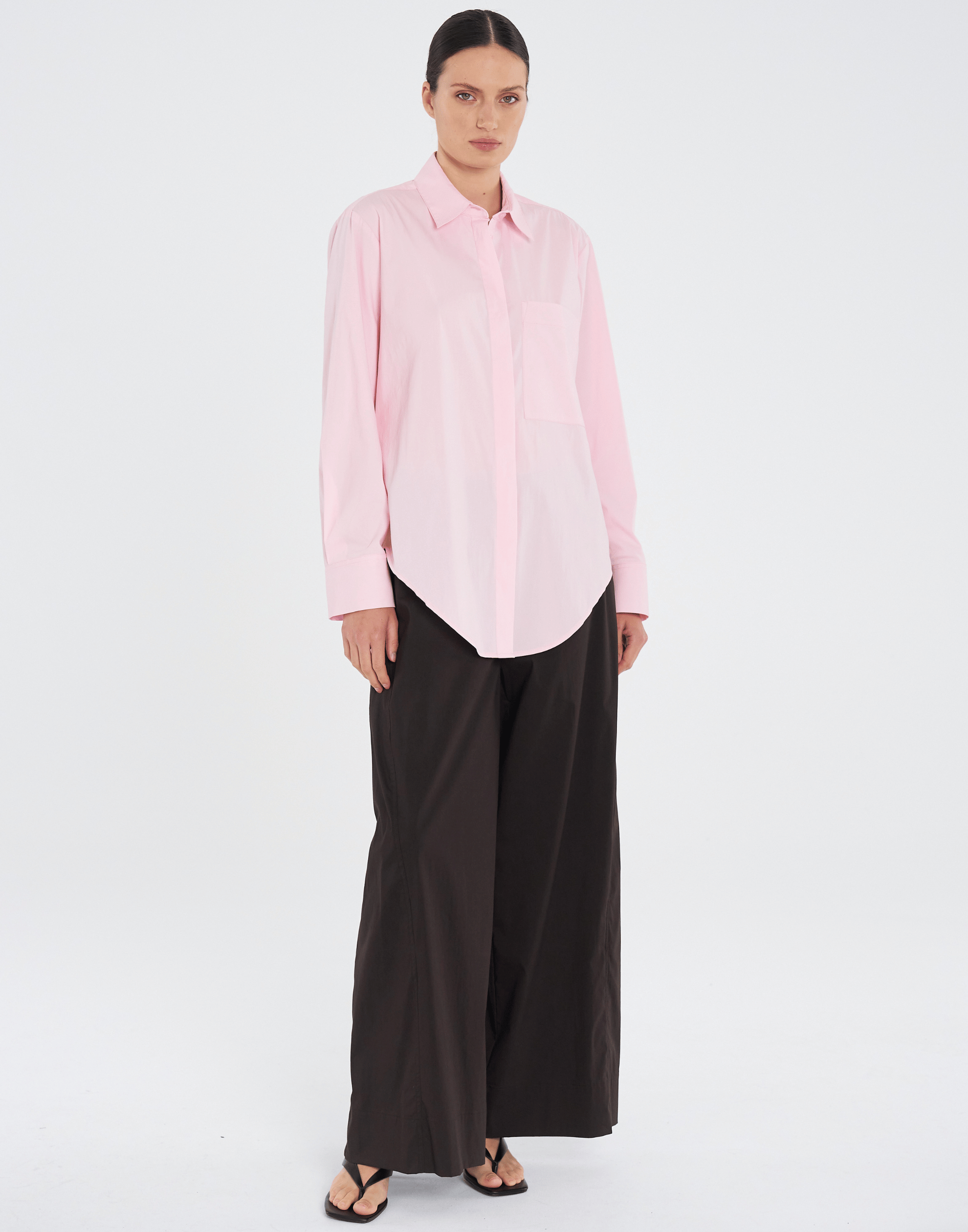 Rosebud Cotton Blend Saville Shirt