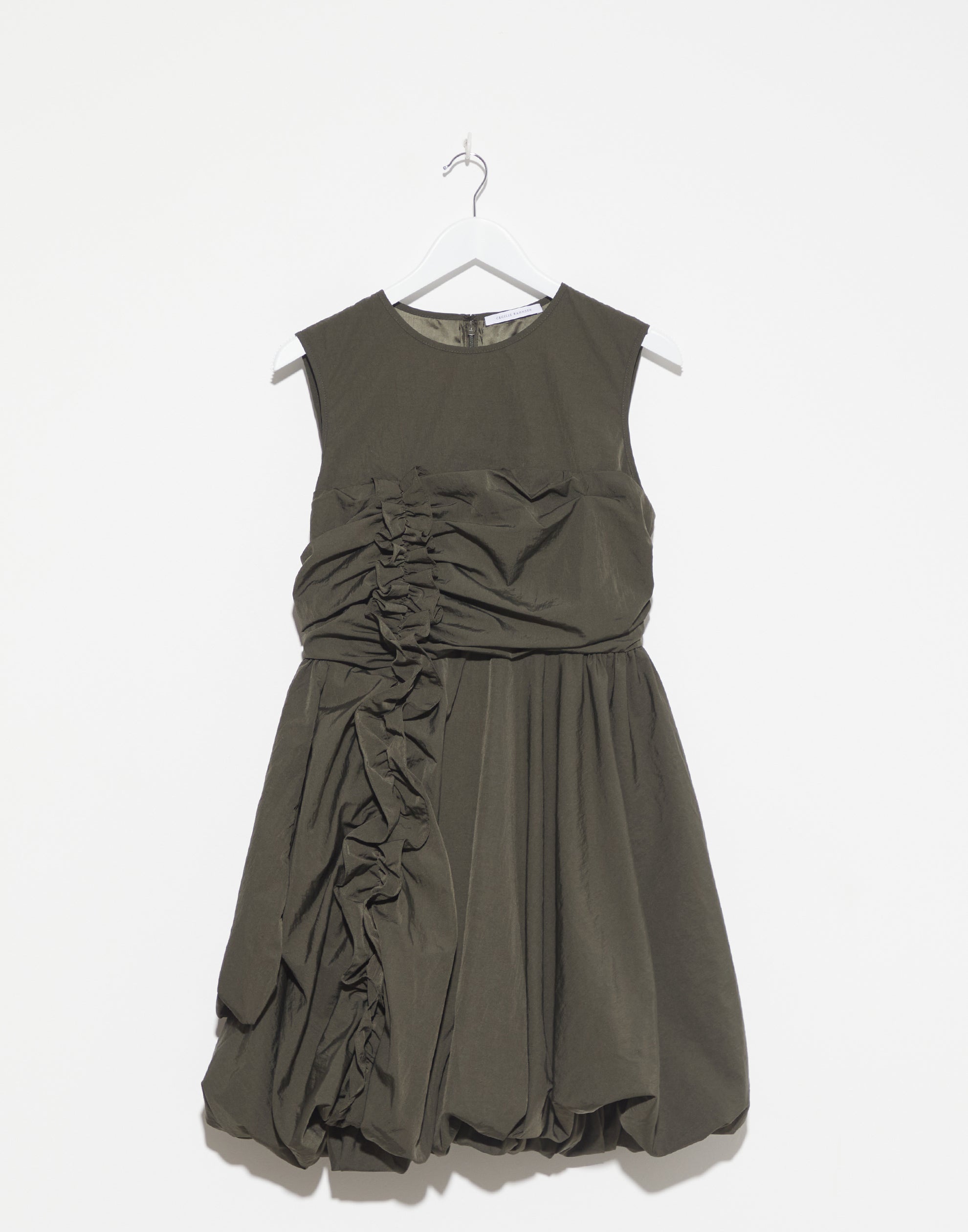 Grey Olive Recycled Taffeta Olivia Dress