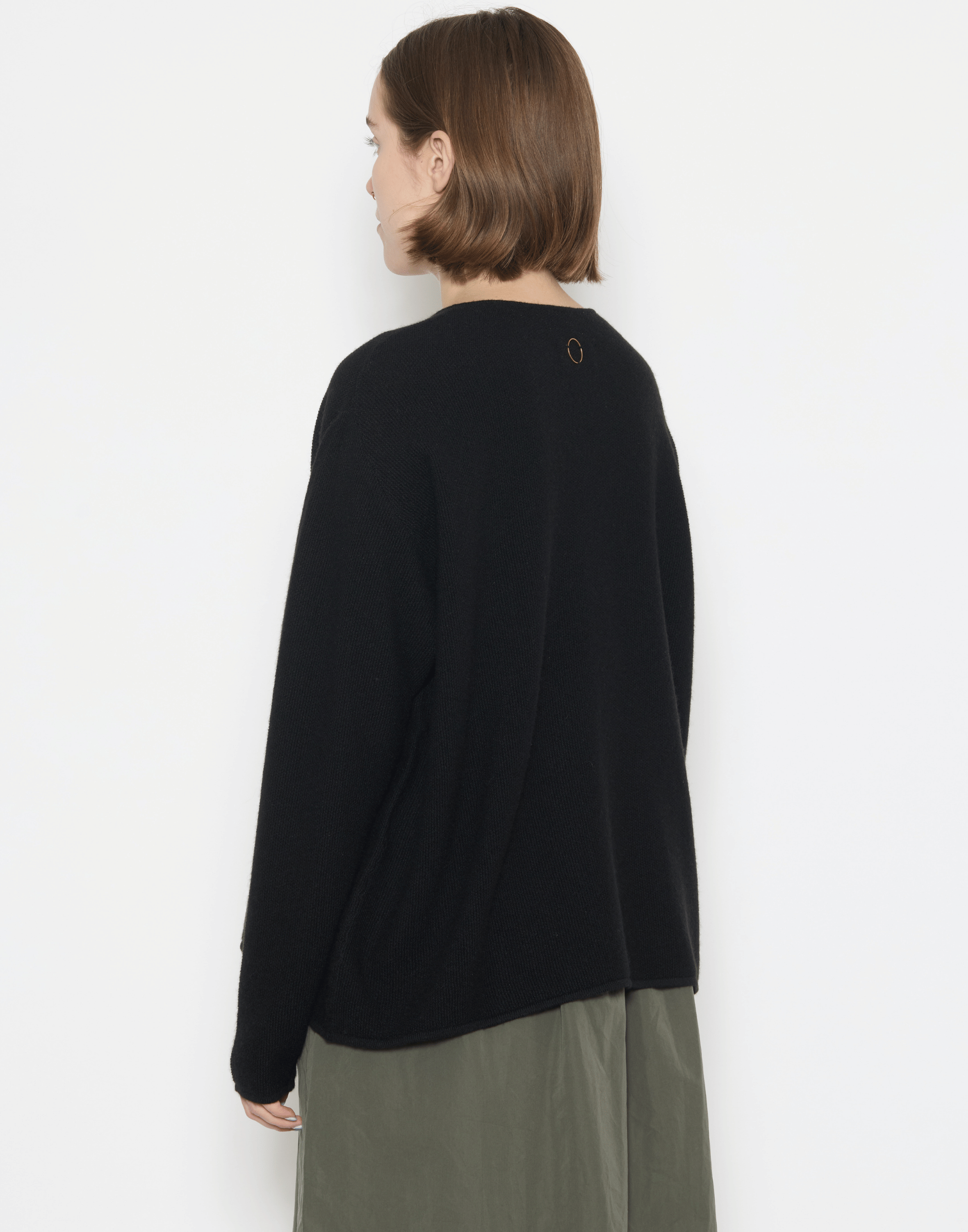 Black Cashmere Bagi Pullover