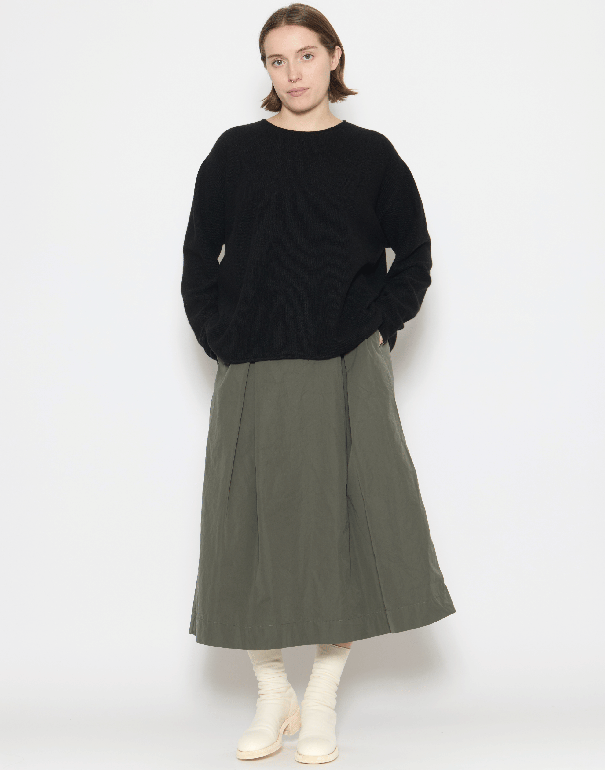 Black Cashmere Bagi Pullover
