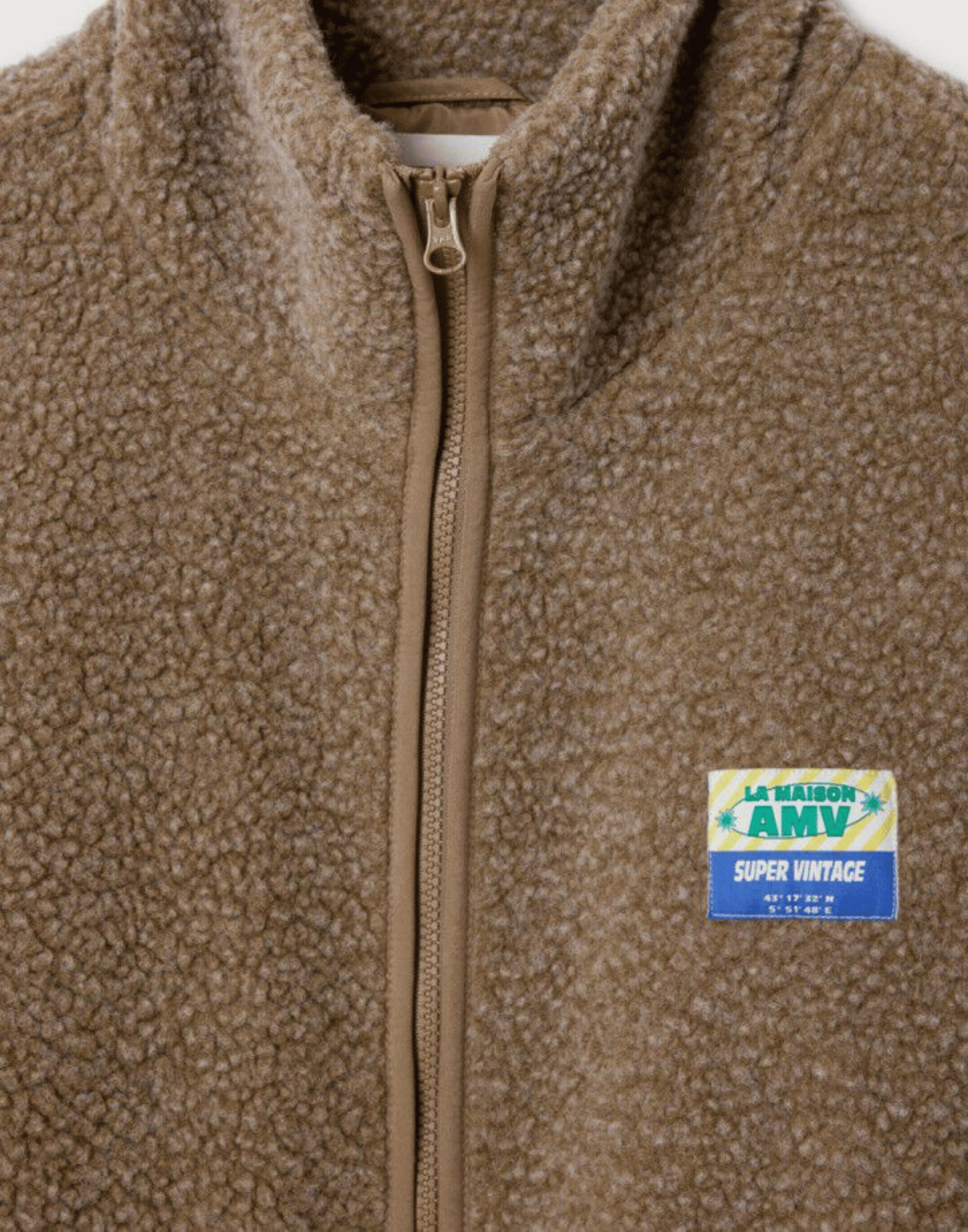 Nutmeg Faux Shearling Hocktown Coat