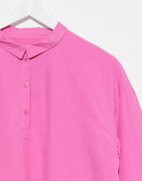 Pink Cotton Crino Polo Dress