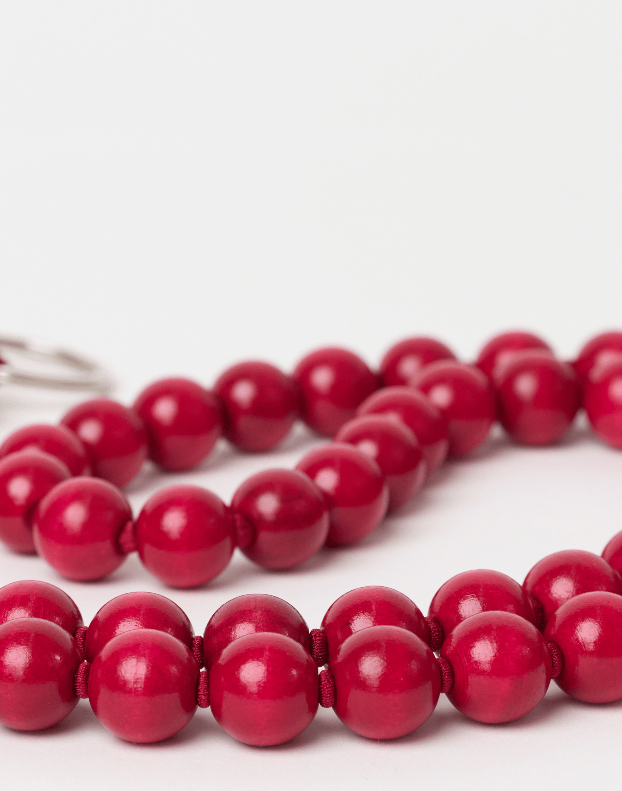 Bordeaux Big Phone Necklace