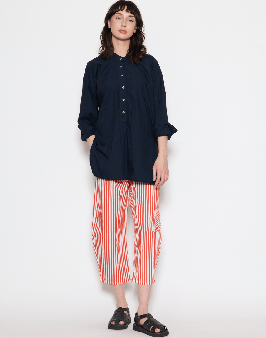 Poppy Stripe Cotton & Linen Trousers