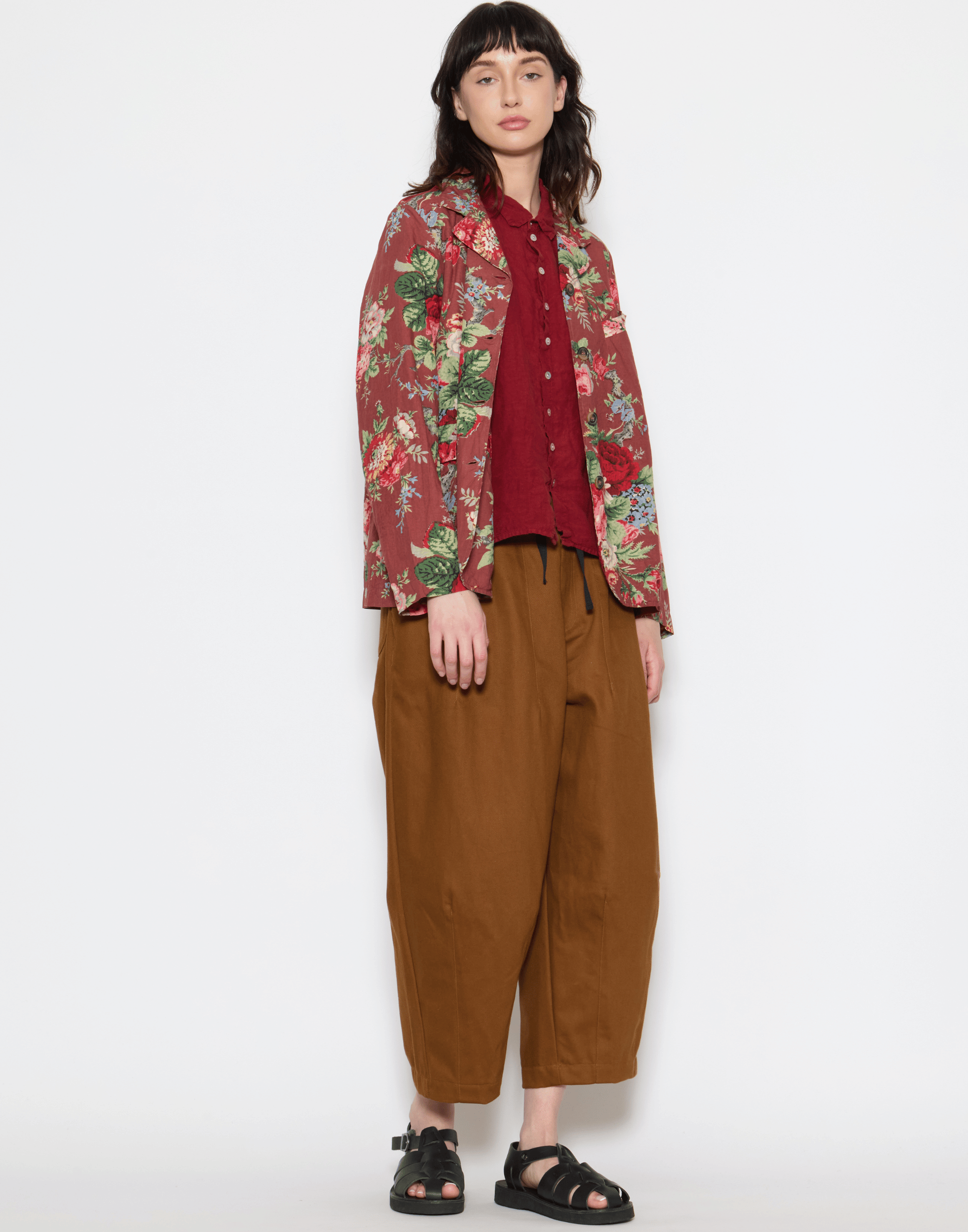 Merlot Linen Cliff Shirt