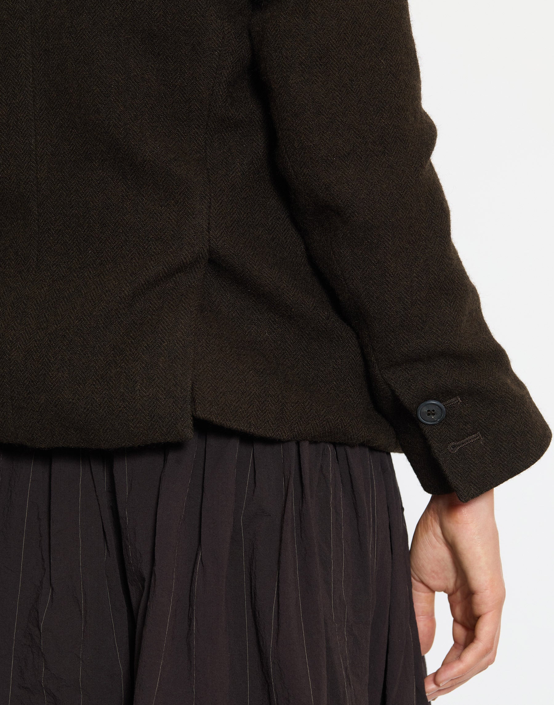 Bark Brown Wool Tyrol Jacket