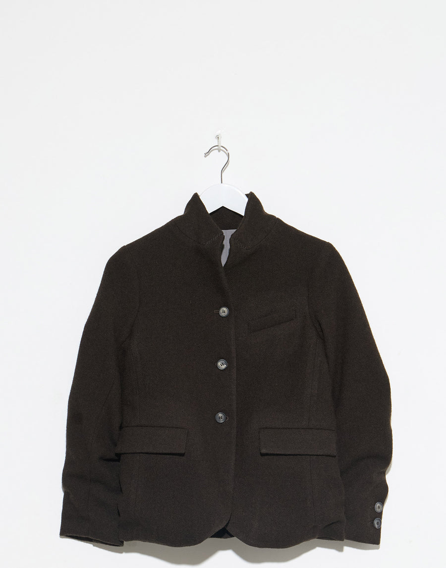 Bark Brown Wool Tyrol Jacket