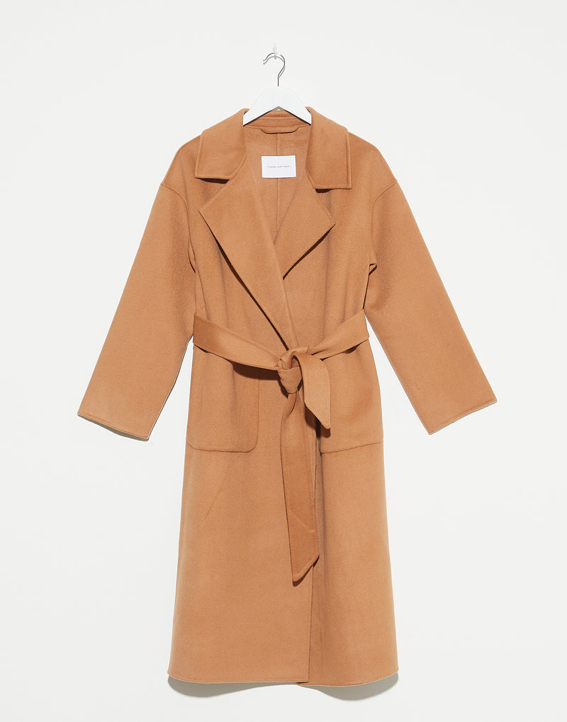 Camel Cashmere & Wool Camilla Coat