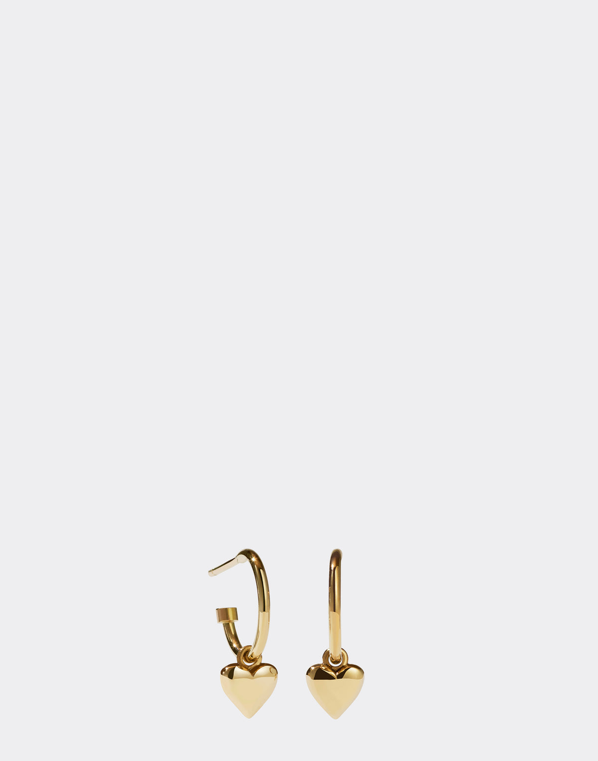 Gold Plated Camille Signature Hoop Earrings