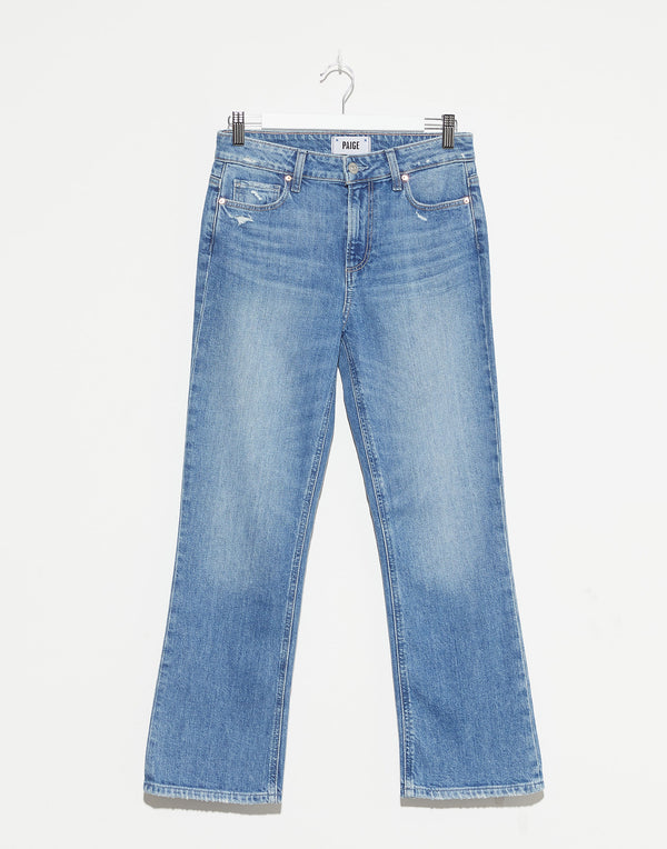 Wannabe Distressed Colette Crop Flare Jeans