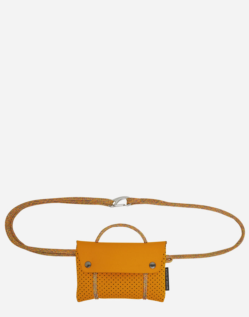 Mustard Compass Belt Bag