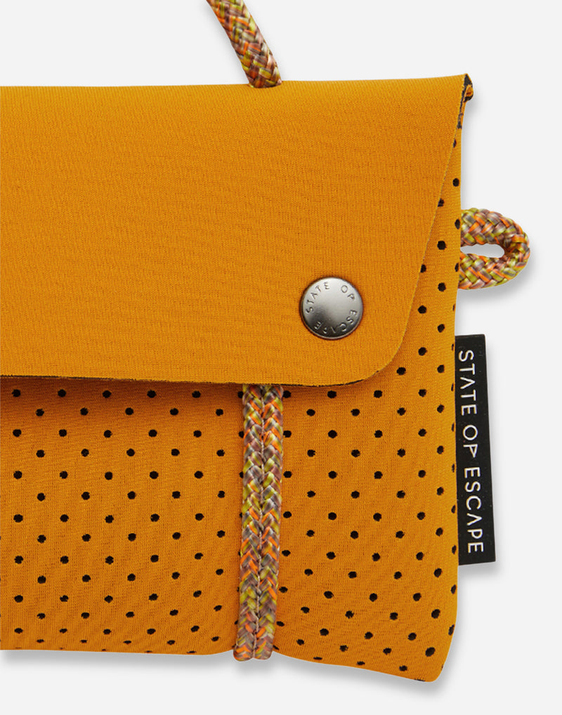 Mustard Compass Belt Bag