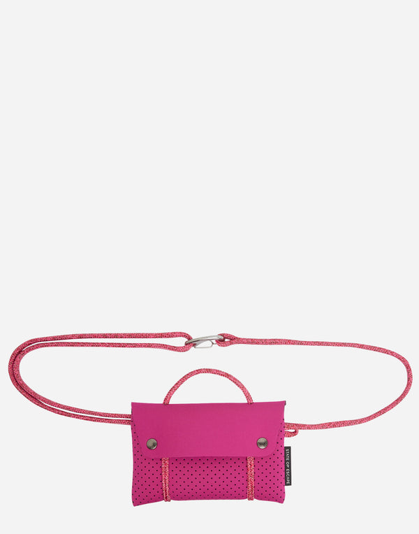 Raspberry Compass Belt Bag