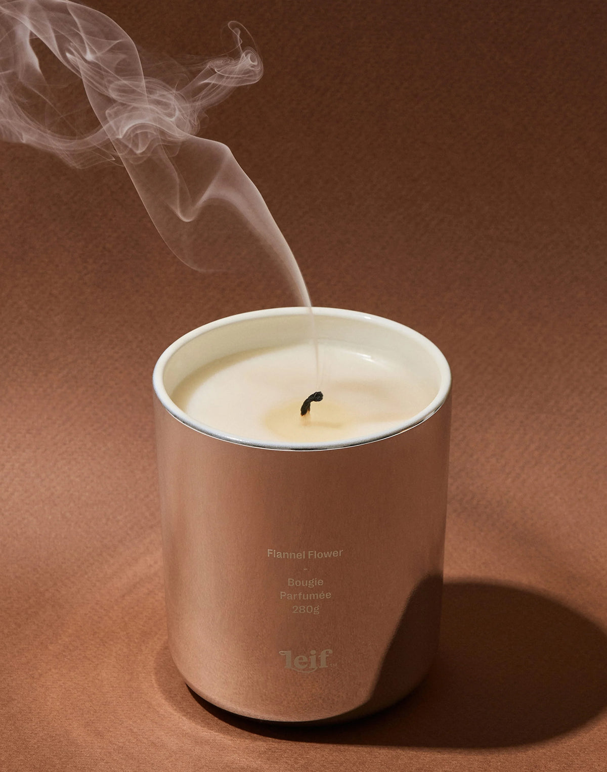 Limited Edition: Flannel Flower Silver Candle