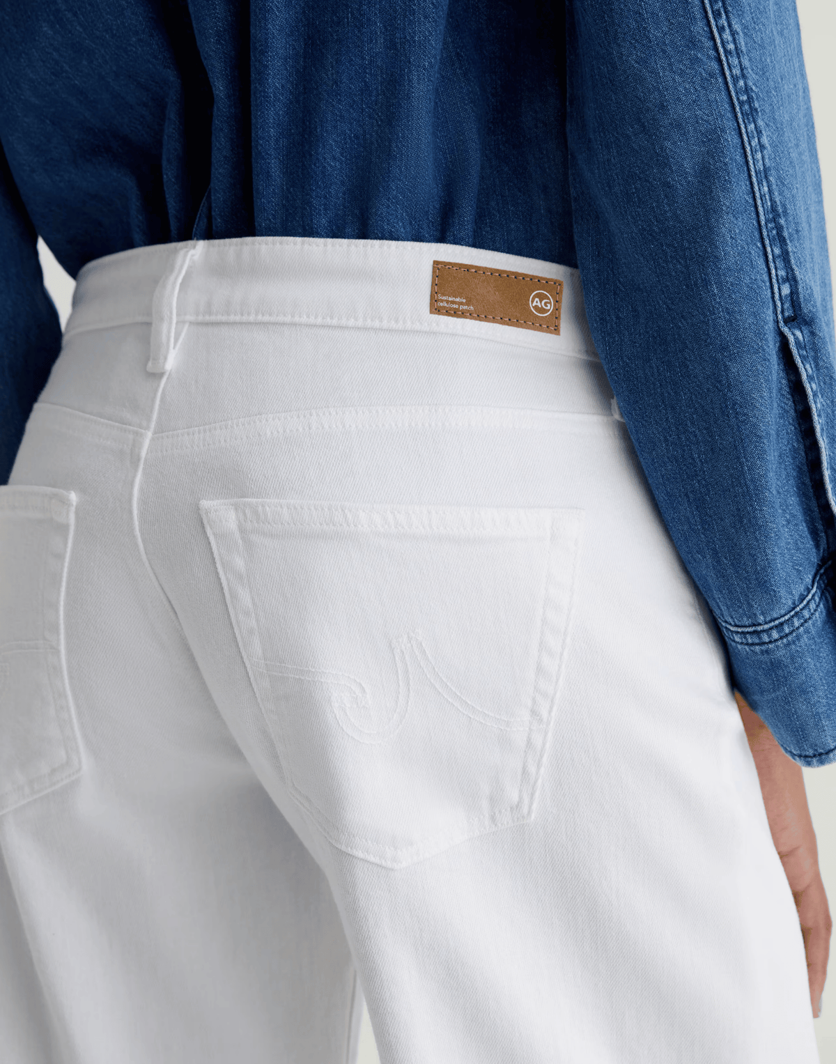 Gallery White Adria Low-Rise Jeans