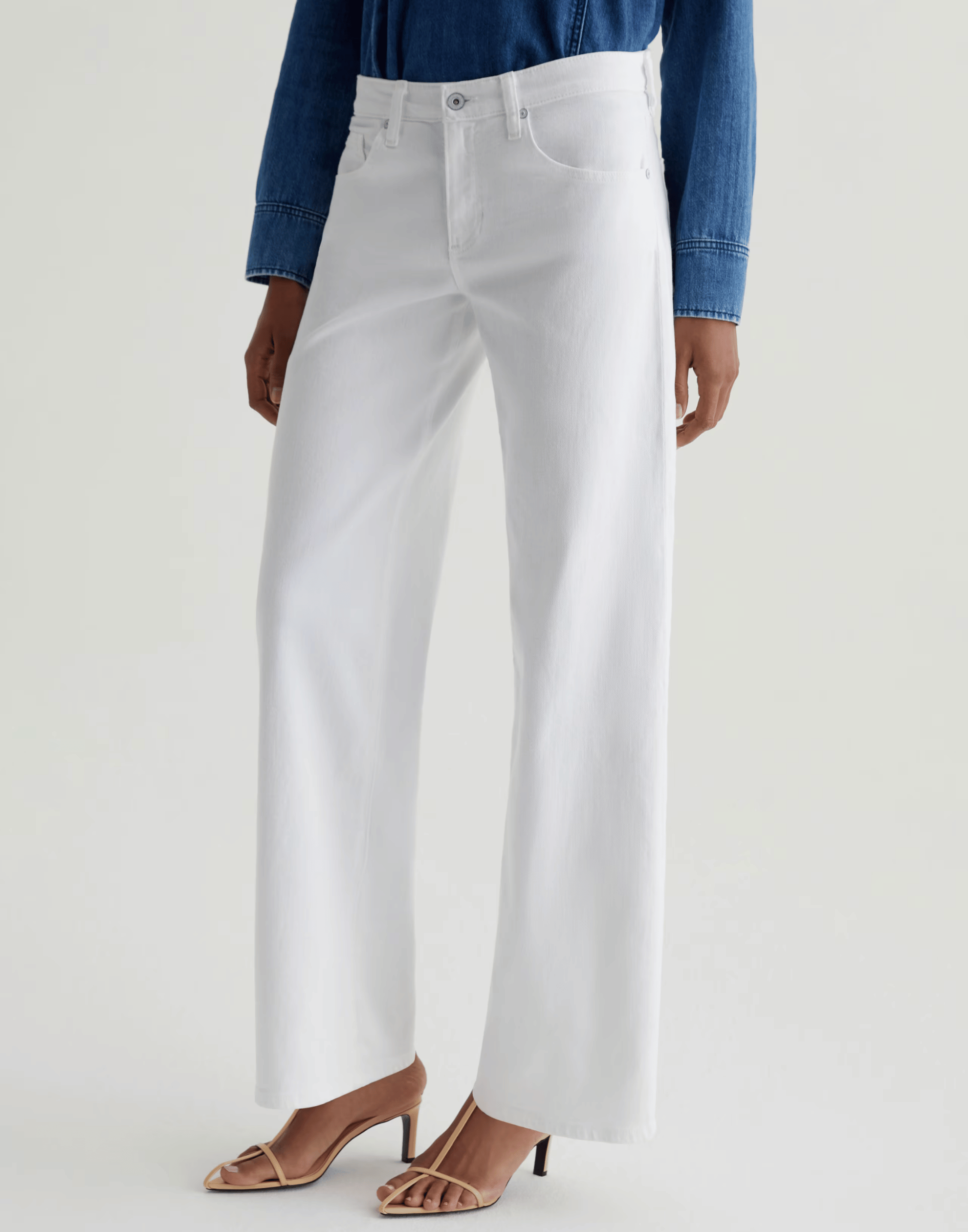Gallery White Adria Low-Rise Jeans