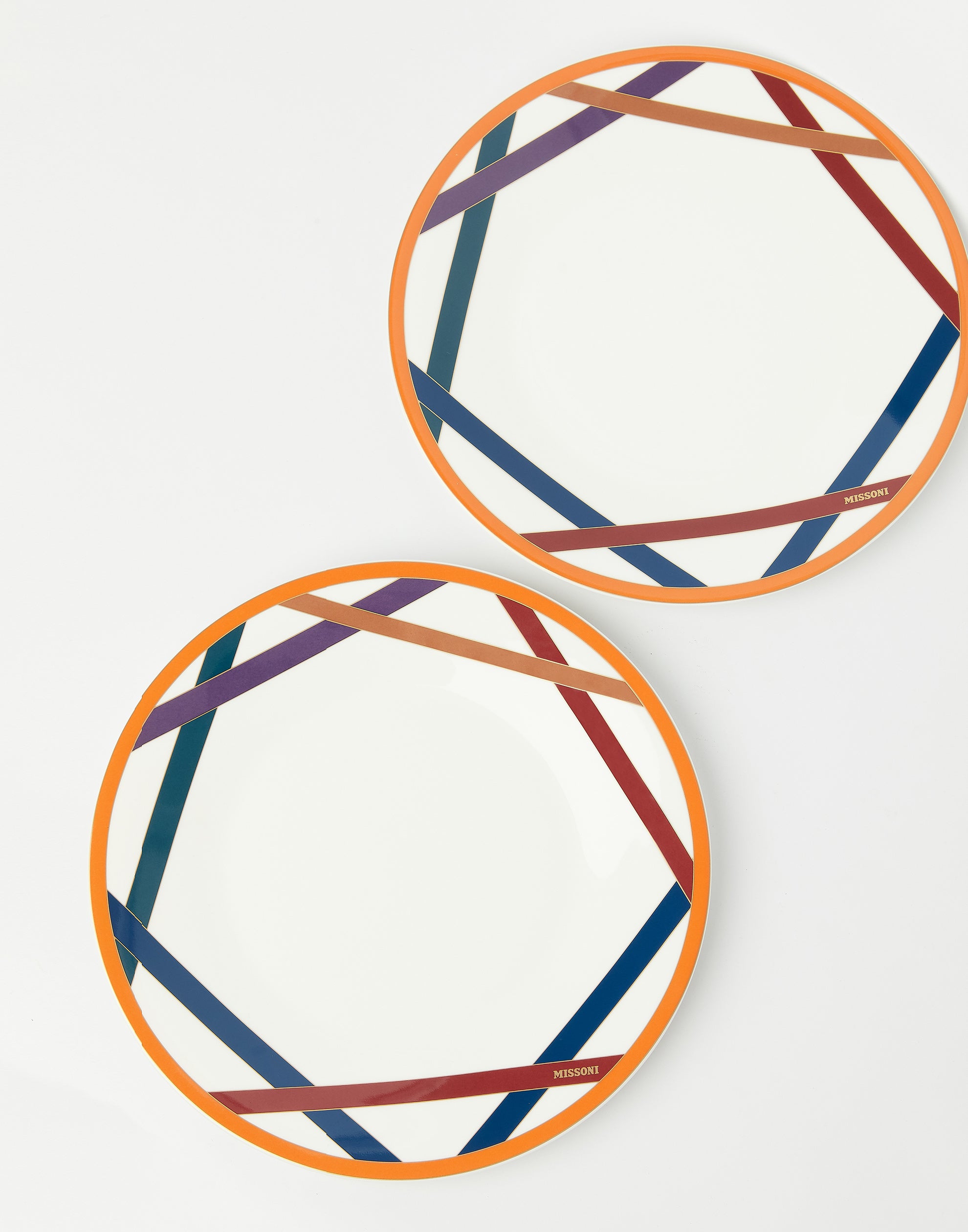 Nastri Porcelain Dinner Plate Set of 2