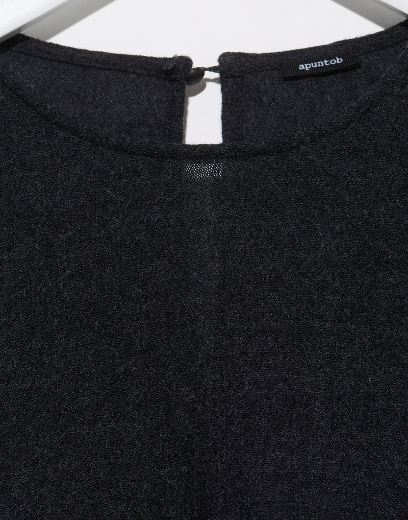 Anthracite Grey Wool Dress