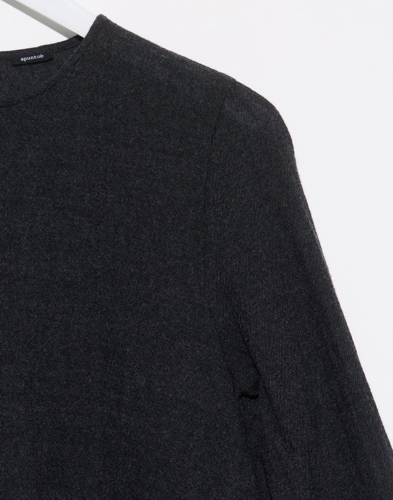 Anthracite Grey Wool Dress