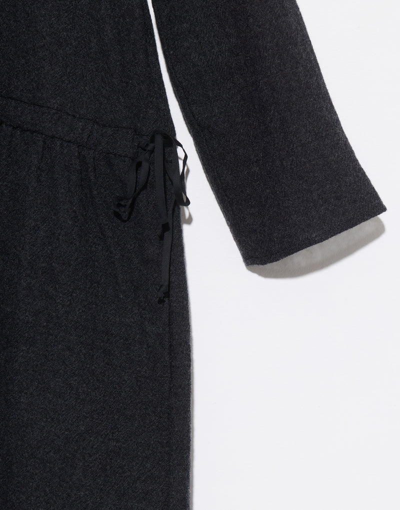 Anthracite Grey Wool Dress