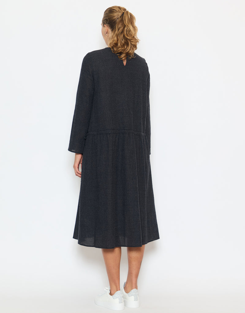 Anthracite Grey Wool Dress