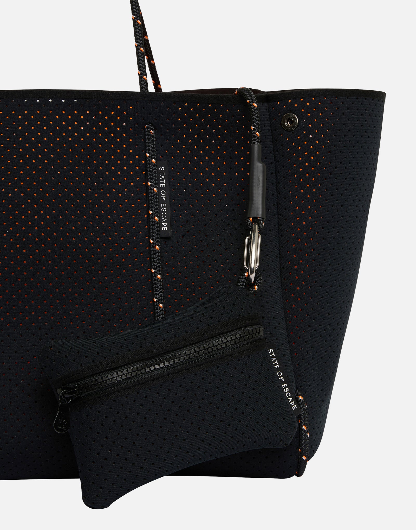 Shop State of Escape | Black & Electric Orange Dual Tone