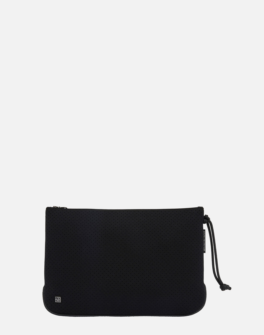 Black Everyday Large Flat Pouch