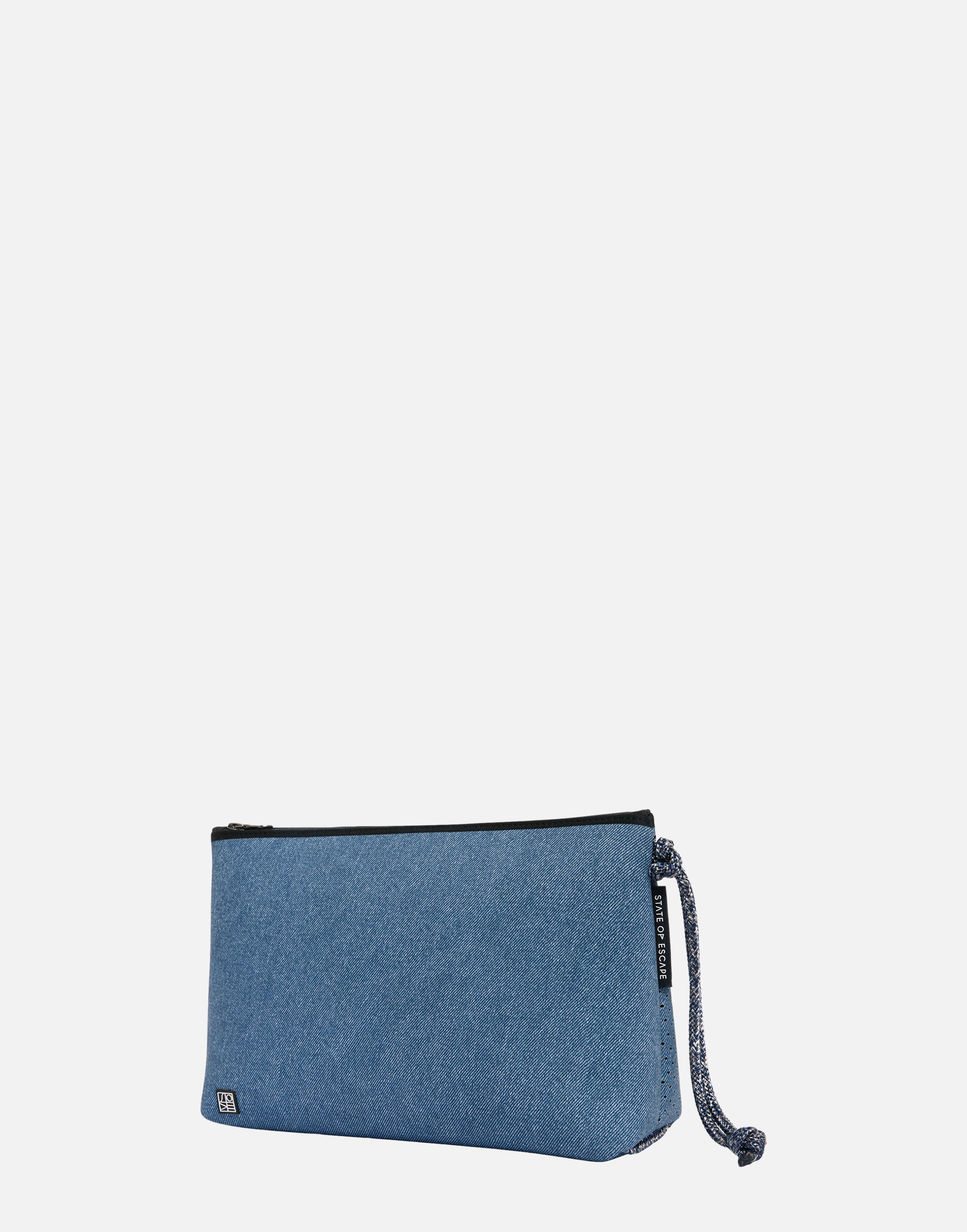 Fade Denim Everyday Large Pouch