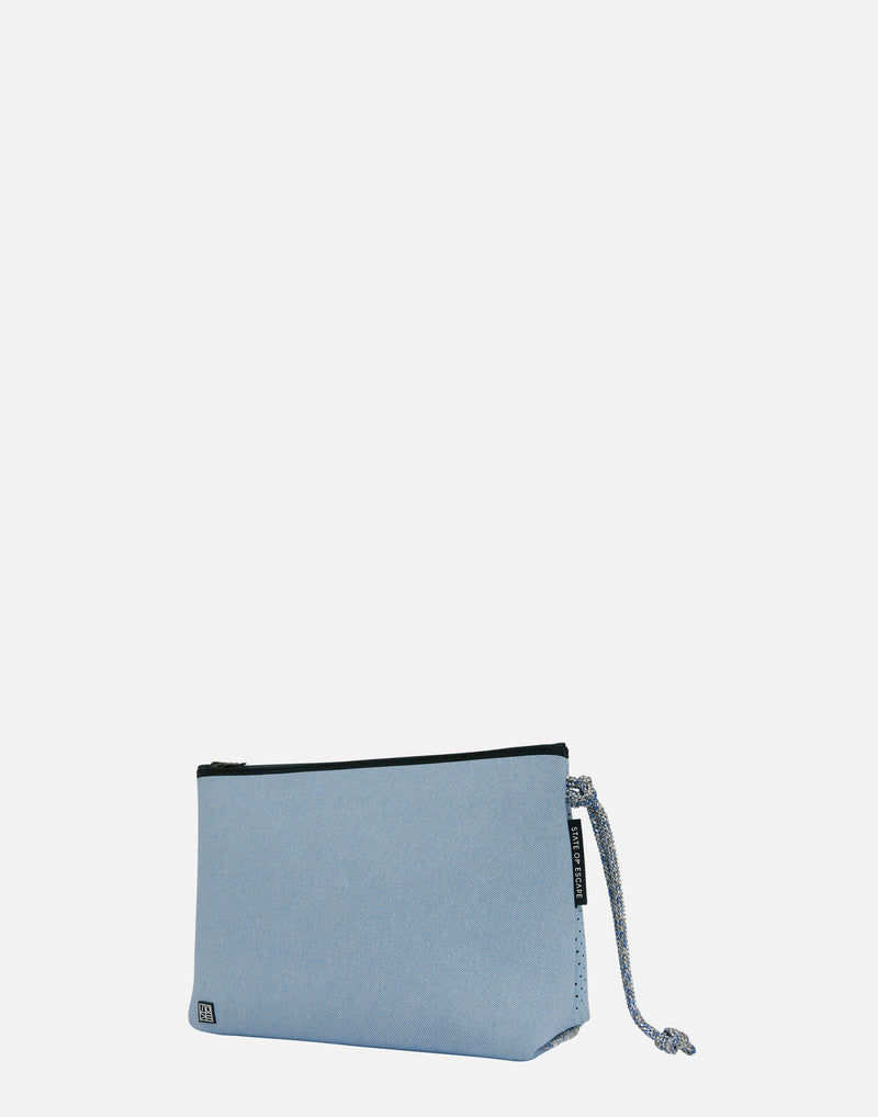 Super Fade Denim Everyday Large Pouch