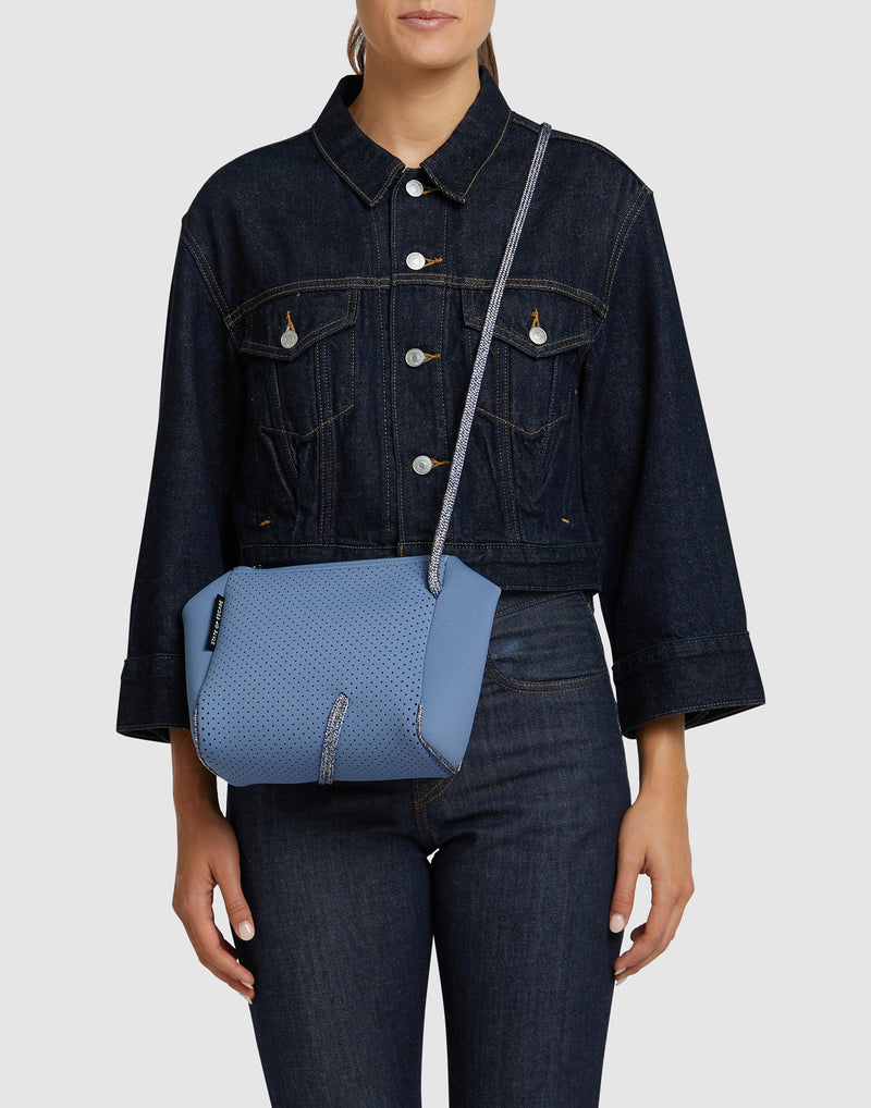 Washed Lapis Festival Crossbody Bag