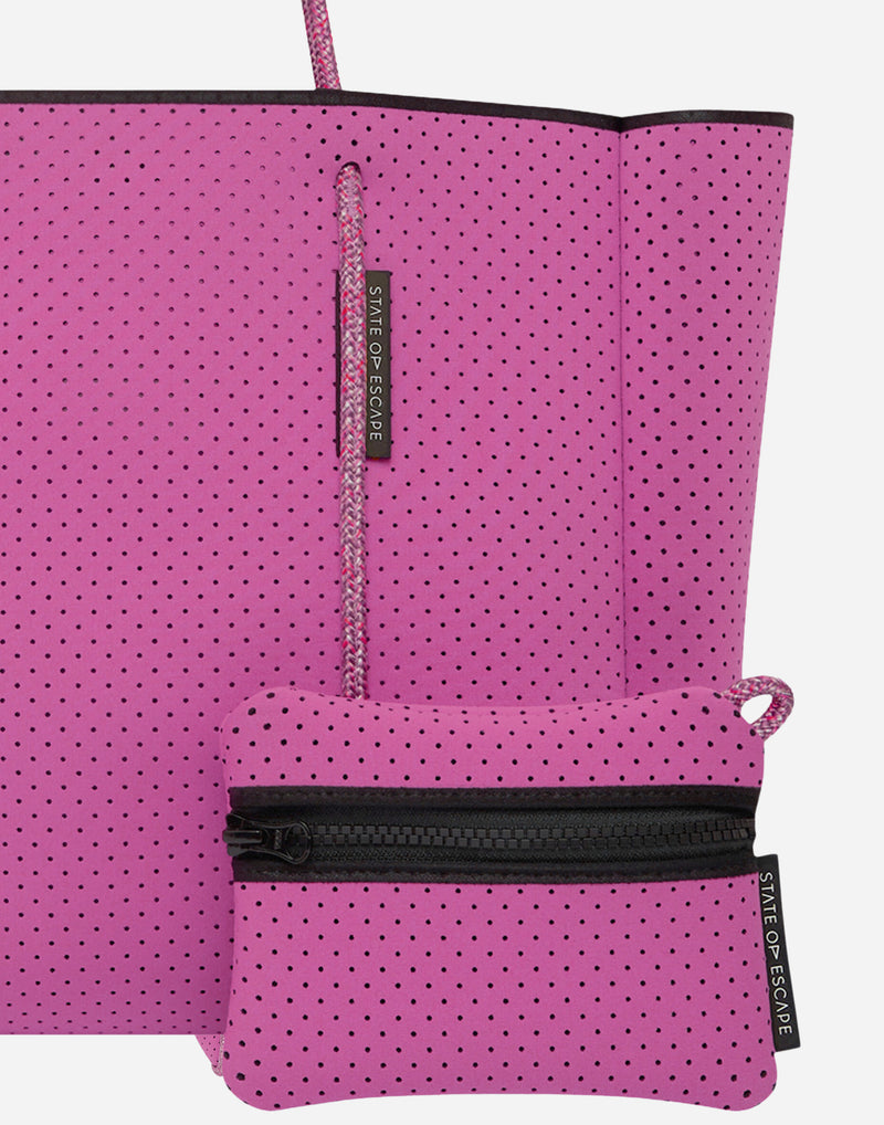 Fuchsia & Orchid Dual Tone Flying Solo Tote
