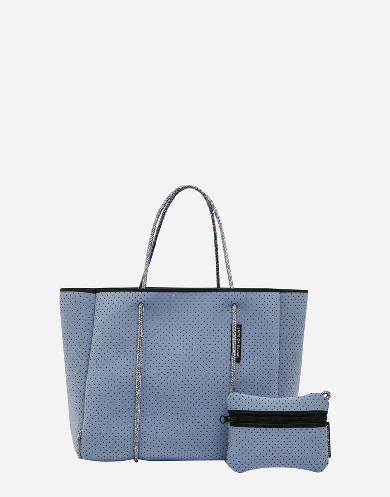 Washed Lapis Flying Solo Tote