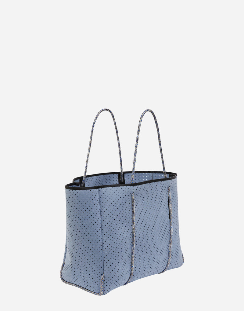 Washed Lapis Flying Solo Tote