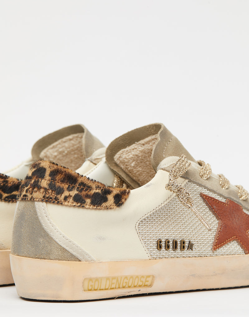 Leopard & Taupe Superstar Sneakers