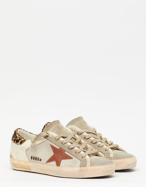Leopard & Taupe Superstar Sneakers