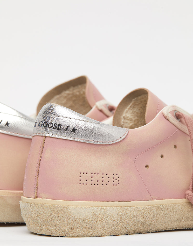 Pink & Silver Superstar Sneakers