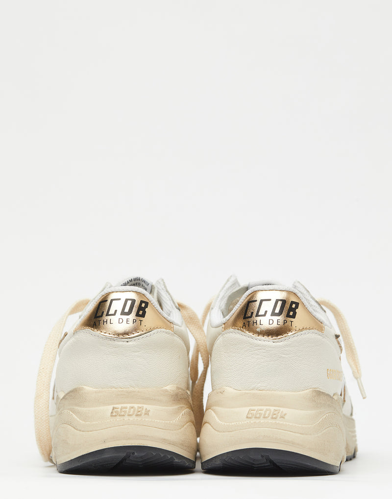 Silver & Gold Running Sole Sneakers