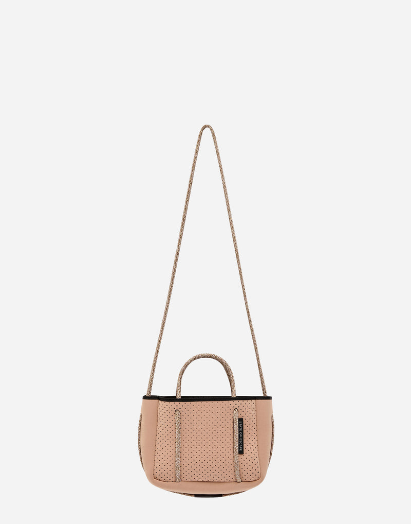 Washed Almond Micro Crossbody Bag