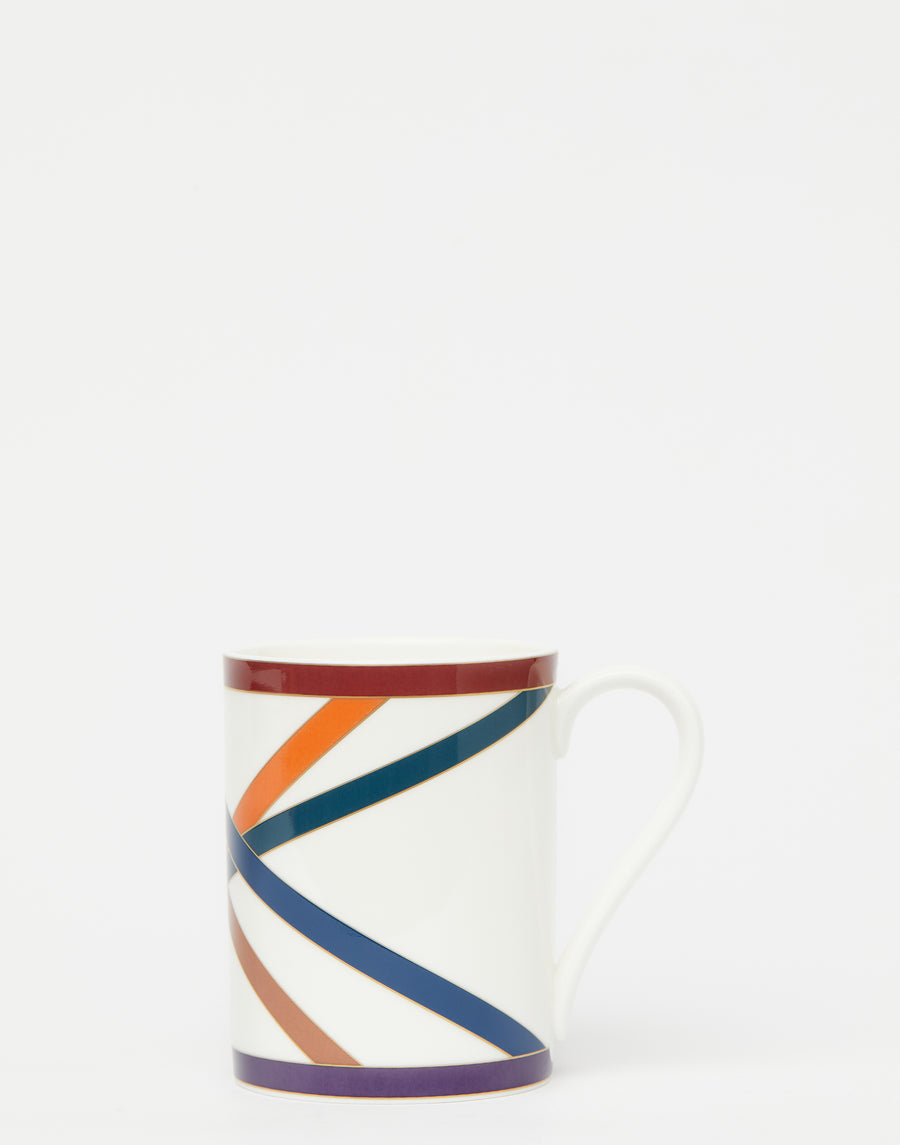 Multicoloured Nastri Porcelain Mug