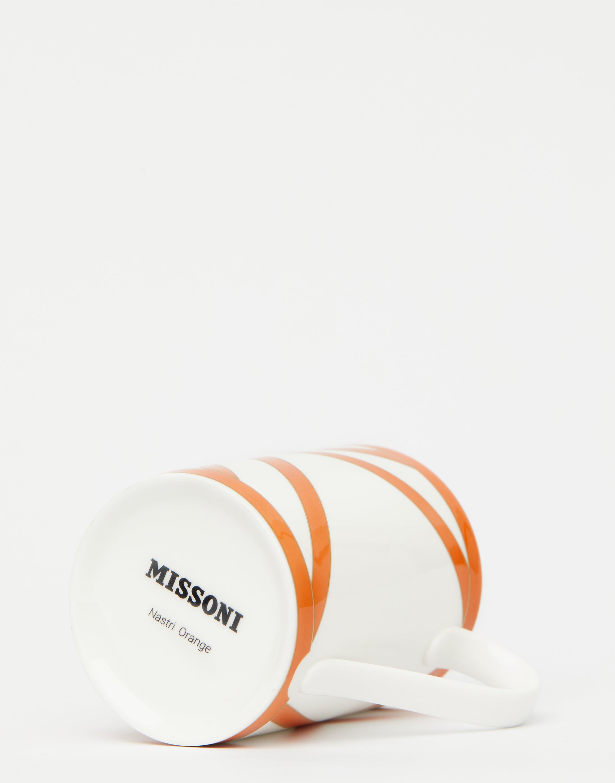Orange & Gold Nastri Porcelain Mug