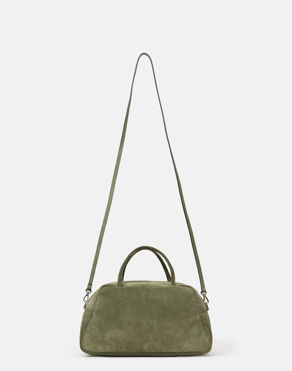 Moss Suede Leather Tilde Bag